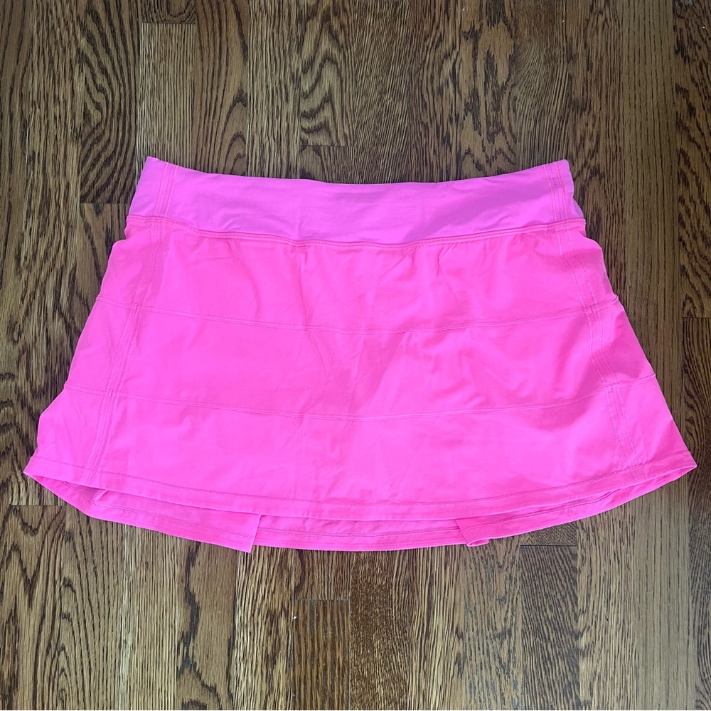 Hot Pink Lululemon Pace Rival Skirt (Tall)